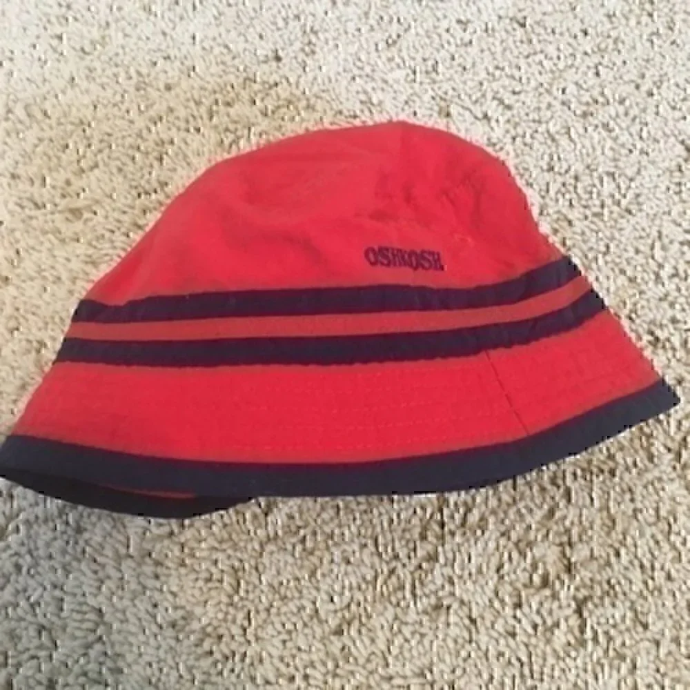Osh Kosh red and navy 0-3 month - 6-9 month hat